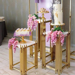 3pcs  Luxury Event Column Dessert Table
