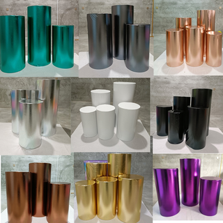 5pcs Metal Cylindrical Column Dessert Table Any Colours