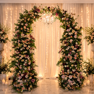 U-frame Arch Italian Style & Chandelier 