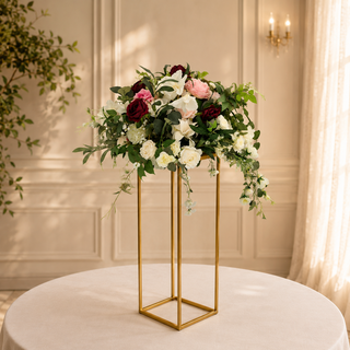 White Pink Red Rose Greenery Ball 20in