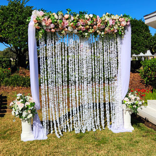 Double Side Square Arch with Garlands