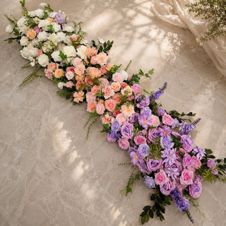 Rainbow Flower Runner 6.5Ft