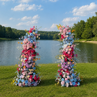 Spring Flowers Double Stand Arch