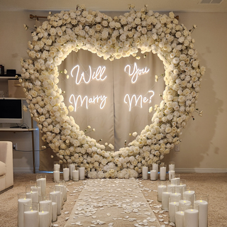 Set: Arch, Neon Sign, 36 Candles, Carpet
