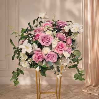 White Pink Purple Rose Flower Ball 20'