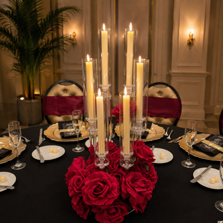 Red Rose Candelabras 