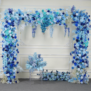 Blue Rose Orchid Flower Arch