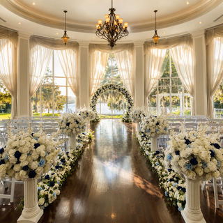 Custom Florals & 6 Pedestals 