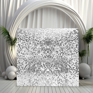 Shimmer Wall Backdrop Silver