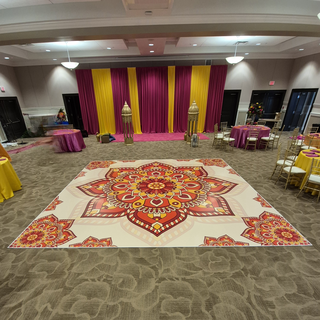 16×16 Ft Custom Design with Plywood Platform Underneath